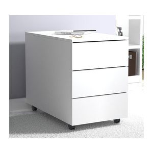 VCM my office Dalosa Rollcontainer weiß 3 Auszüge 39,0 x 70,0 x 55,0 cm