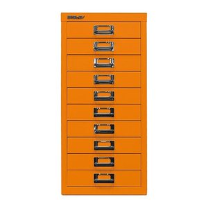 BISLEY MultiDrawer™ L2910 Schubladenschrank orange 10 Schubladen 27,8 x 38,0 x 59,0 cm, 1 St.