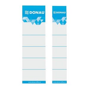 DONAU Einsteck-Rückenschilder weiß für 5,0 cm Rückenbreite, 20 St.