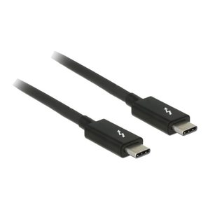 DeLOCK Thunderbolt 3 USB-C-Stecker Kabel 3A 2,0 m schwarz, 1 St.