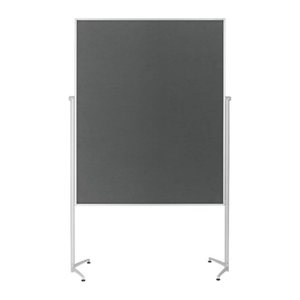 magnetoplan Moderationswand 120,0 x 150,0 cm dunkelgrau