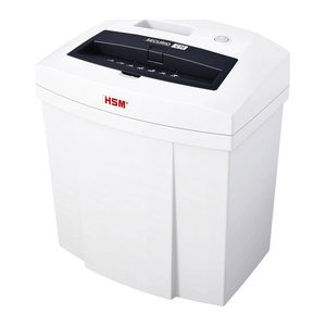 HSM SECURIO C14 Aktenvernichter mit Streifenschnitt P-2, 3,9 mm, bis 12 Blatt, weiß