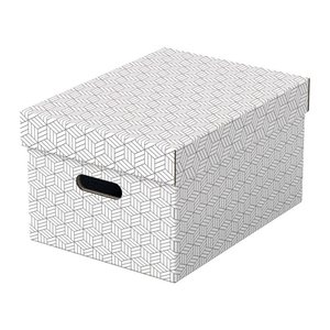 Esselte Home Aufbewahrungsboxen 17,5 l weiß 26,5 x 36,5 x 20,5 cm, 3 St.
