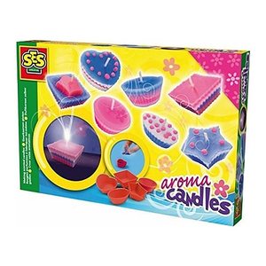 SES Creative® Wachsgießen-Set Duftkerze mehrfarbig