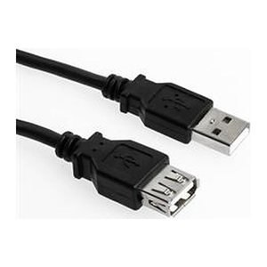 Sharkoon Kabel USB 2.0 Verlängerung 1,0m schwarz