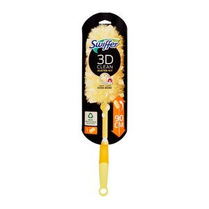 Swiffer 3D CLEAN DUSTER KIT Staubfangtücher Mikrofaser, 1 Set
