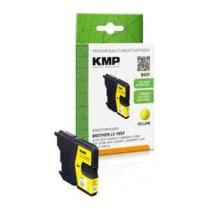 KMP Patrone Brother LC-985Y 260 S. yellow remanufactured