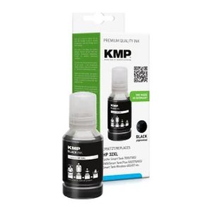 KMP  schwarz Tintenflasche kompatibel zu HP 32XL (1VV24AE)
