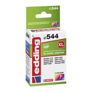 edding EDD-544 color Druckerpatrone kompatibel zu HP 302XL (F6U67AE)