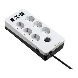 EATON Protection Box 6 DIN 6-fach Steckdosenleiste mit Überspannungsschutz 1,5 m weiß