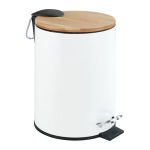WENKO Tortona Kosmetikeimer 3,0 l weiß, 1 St.
