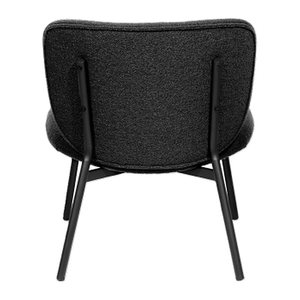 meet powered by PAPERFLOW Sessel TWIST anthrazit schwarz Stoff 60,0 x 53,0 x 82,0 cm, 1 St.