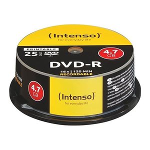 Intenso DVD-R 4,7 GB bedruckbar, 25 St.