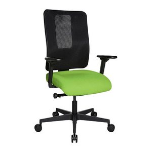 Topstar Bürostuhl Sitness Open X (N) Deluxe, OX300TW2 T350 Stoff grün, Gestell schwarz