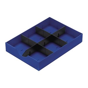 styro styrodoc Schubladeneinsatz blau 1 St.