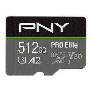 SD MicroSD XC Card 512GB PNY Pro Elite retail