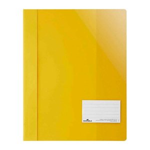 DURABLE Schnellhefter Kunststoff gelb DIN A4 überbreit, 25 St.