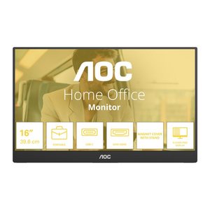 AOC 39,6cm (15,6") 16T20E2 16:09 USB-C,mini HDMI portable