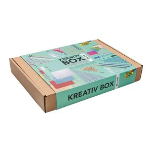 folia Bastelset Kreativbox Glitter 900-tlg. mehrfarbig