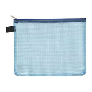 FolderSys Reißverschlussbeutel DIN A5 blau 0,15 mm, 10 St.