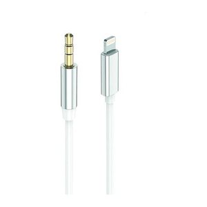 2GO AUX/MP3 Audiokabel für Lightning-Geräte 100cm weiß