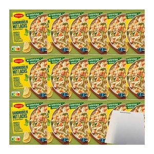Maggi® Bandnudeln mit Lachs Sauce 18x 3 Portionen, 18 St.