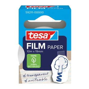 tesa PAPER Klebefilm transparent 19,0 mm x 10,0 m 1 St.