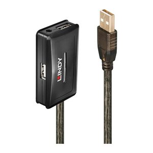 LINDY USB 2.0 Aktiv-Verlängerung 10m