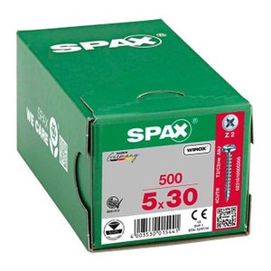 SPAX® Universalschrauben Z2 Halbrundkopf WIROX 0231010500305 5 mm x 30 mm, 500 St.