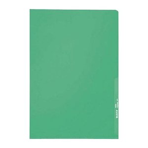 LEITZ Sichthüllen 4000 DIN A4 grün genarbt 0,13 mm, 100 St.