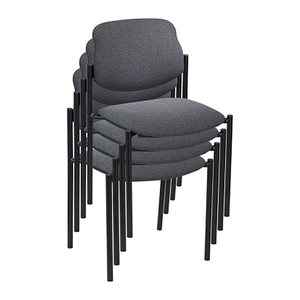 Nowy Styl Besucherstühle Styl STYL BLACK C-38 4ER anthrazit Stoff, 4 St.