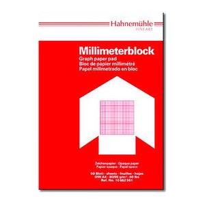 HAHNEMÜHLE Millimeterblock DIN A4 Millimeter, 1 Block