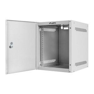LANBERG 10" 6U 280x310 Wandgehäuse Metalltür (FlatPack) gr