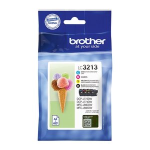 brother LC-3213VAL schwarz, cyan, magenta, gelb Druckerpatronen, 4er-Set