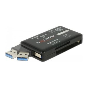 DELOCK USB 5Gbps Card Reader CF/SD/Micro SD/MS/M2/xD