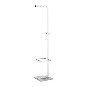ALCO Kleiderständer 2877-10 weiß Metall 10 Haken 36,0 x 178,0 cm, 1 St.
