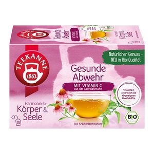 TEEKANNE Gesunde Abwehr Bio-Tee 18 Portionen