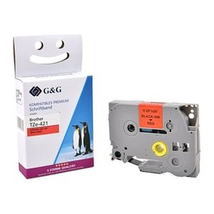 G&G Schriftband kompatibel mit Brother TZe-421