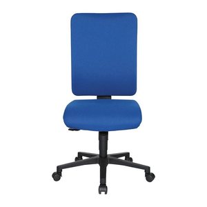 Topstar Bürostuhl Open X (P), OX4000 T26 Stoff blau, Gestell schwarz