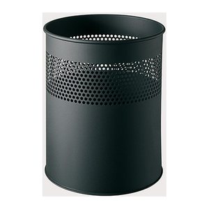helit Papierkorb 15,0 l schwarz, 1 St.