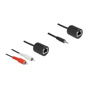DELOCK Stereo Audio Extender RJ45 Bu zu 3,5 mm Klinkenst.2St