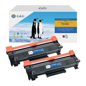 G&G XL-Toner 2er Set kompatibel mit Brother TN-2420