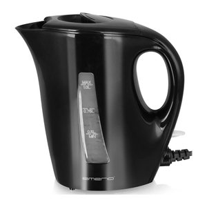 Emerio Wasserkocher 1l schwarz Wasserstandsanzeige