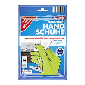 GUT&GÜNSTIG unisex Einmalhandschuhe grün Größe M, 1 St.