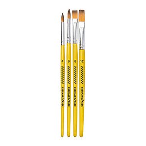 EBERHARD FABER Pinsel-Set Größe 4, 6, 8, 12, 4-teilig