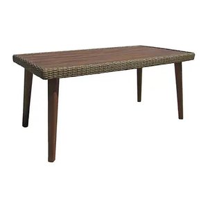 Garden Pleasure Gartentisch CARSON braun rechteckig 160,0 x 90,0 x 75,0 cm