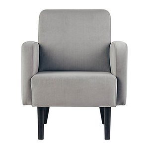 meet powered by PAPERFLOW Sessel LISBOA grau schwarz Stoff 71,0 x 81,5 x 83,0 cm, 1 St.