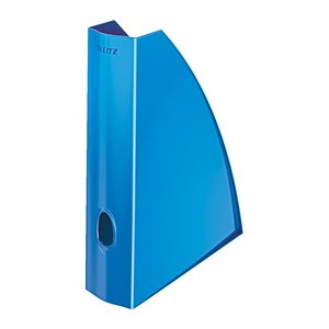 LEITZ Stehsammler WOW 52771036 blau Kunststoff, DIN A4, 1 St.