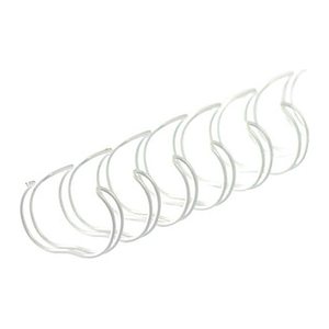 LMG Drahtbinderücken weiß für 220 Blatt, 50 St.