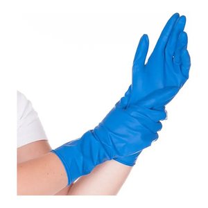 HYGOSTAR unisex Chemikalienschutzhandschuh High Risk blau Größe 9, 50 St.